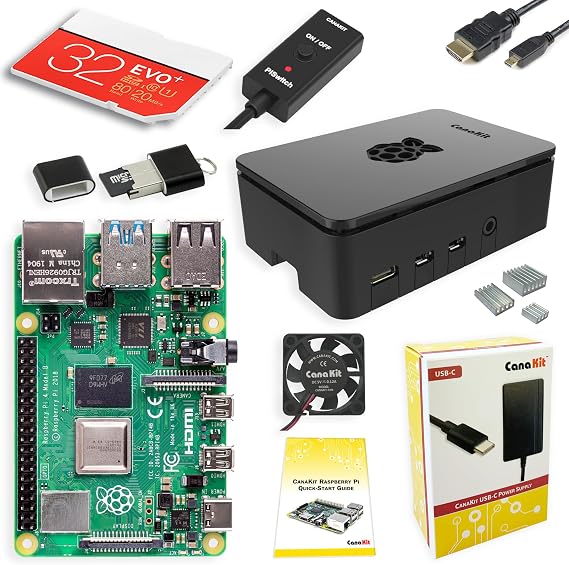 CanaKit Raspberry Pi 4 Starter Kit - 2GB RAM