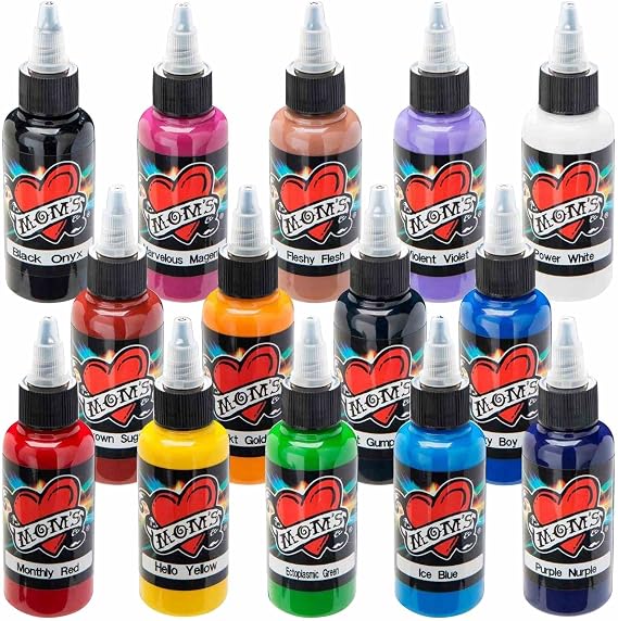 14 Millennium Moms PRIMARY #1 Tattoo Ink 1 oz LOT Mom's