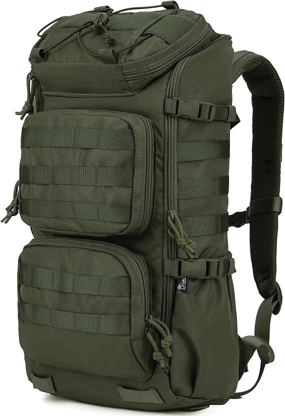 Mardingtop Military Backpack for Men, Tactical Army Backpack, Hiking Backpack with Shoe Compartment for Outdoor Camping,Travel,Trekking,28L Motorcycle Backpack…