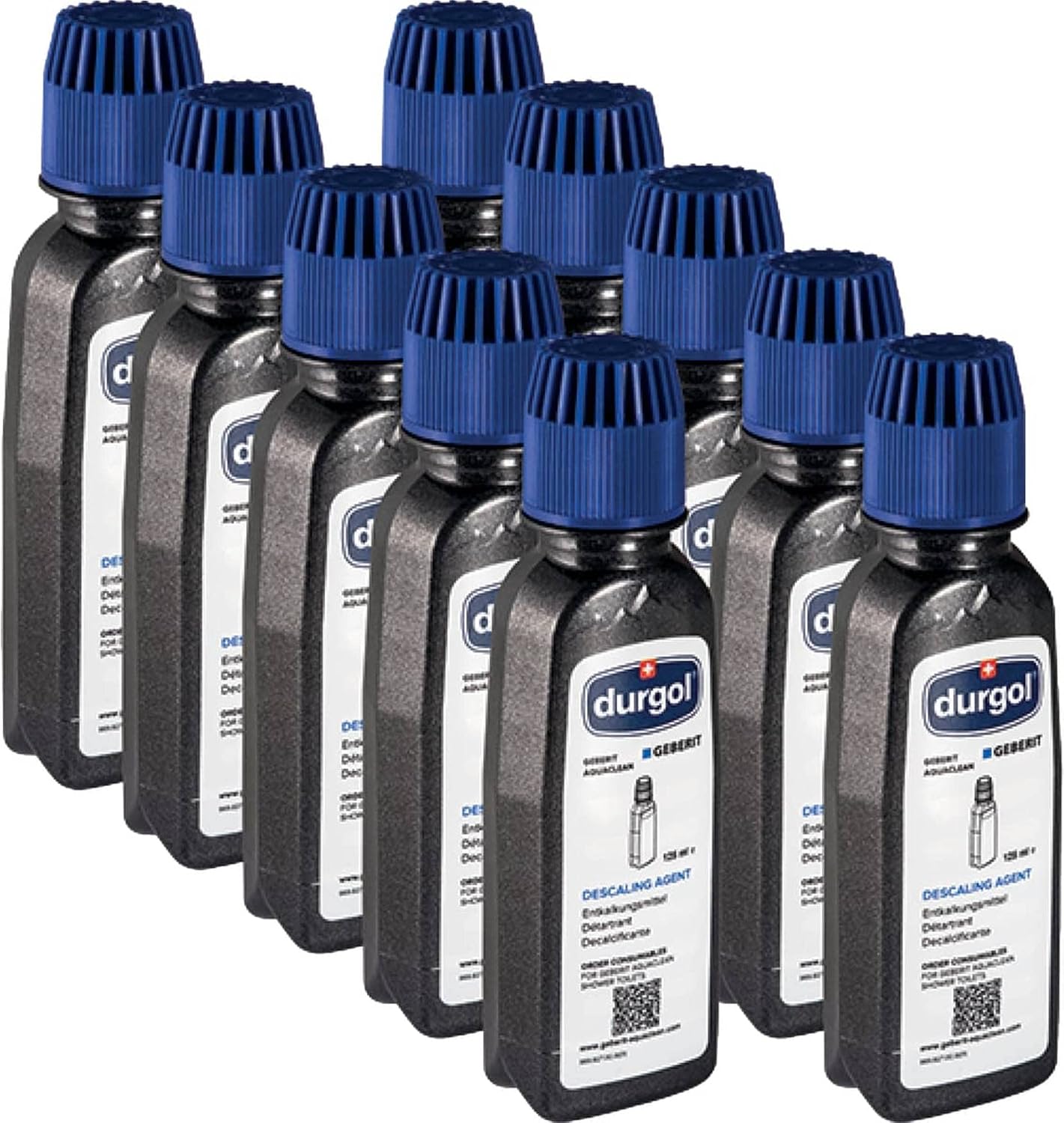 Geberit AquaClean 147.048.00.1 Descaler, 10 Bottles of 125 ml