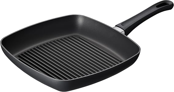 Scanpan Classic 10-1/2-Inch Square Grill Pan, 10.5 Inch, Black