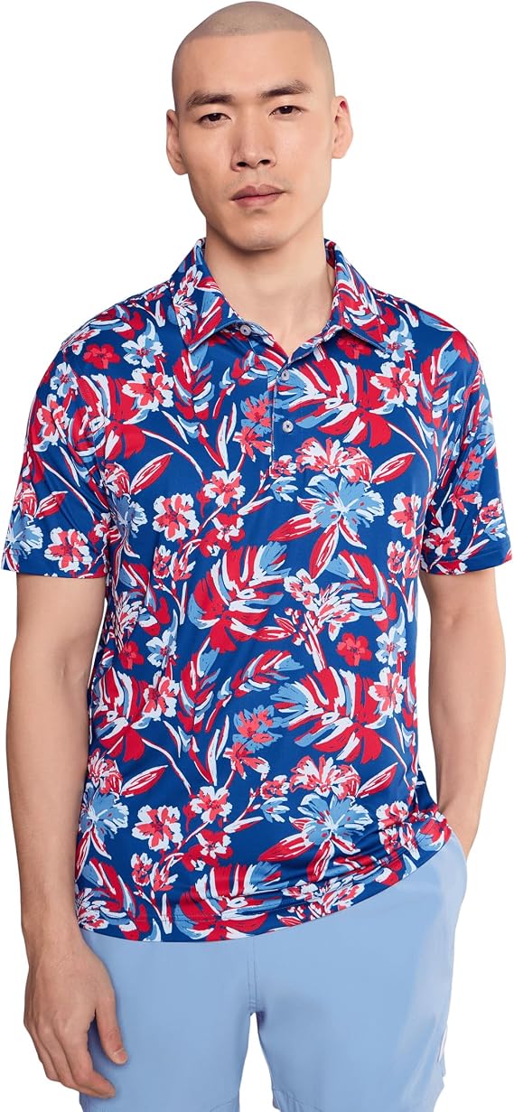 Chubbies The Star Spangled Bloom (Performance Polo)