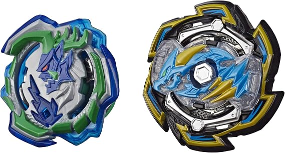 Bey Blade Burst Rise Hypersphere Dual Pack Rock Dragon D5 & Ogre O5-2 Right-Spin Battling Top Toys, Ages 8 & Up