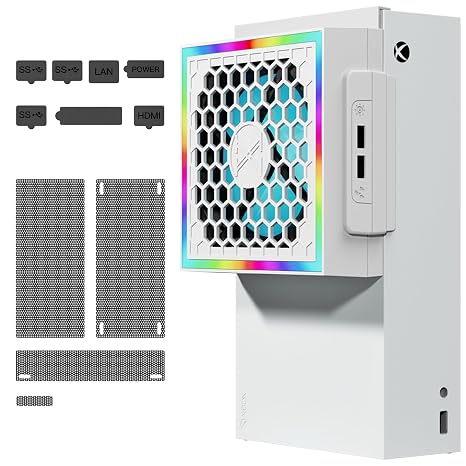 Cooling Fan with Dust Filter Set for Xbox Series S Console