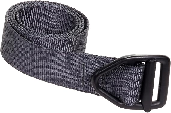 Bison Designs Light Duty Black Buckle Belt - Graphite