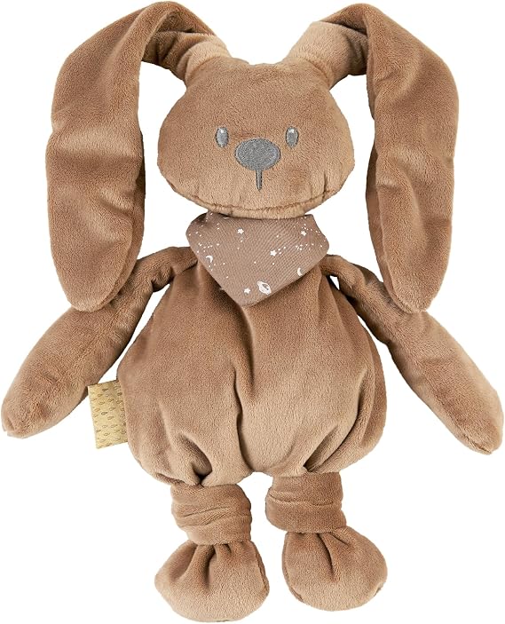 Nattou Rabbit Blanket, Supersoft, 75 x 100 cm, Polyester, Lapidou, Turquoise