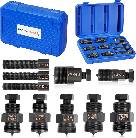 DAYUAN Motorcycle Flywheel Puller with 10Pcs Different Sizes of Pullers Compatible with Small Engines on Motorcycles Scooters ATVs and Dirt Bikes