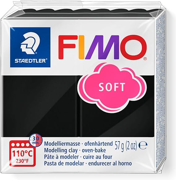 STAEDTLER 8020-9 Fimo Soft Black