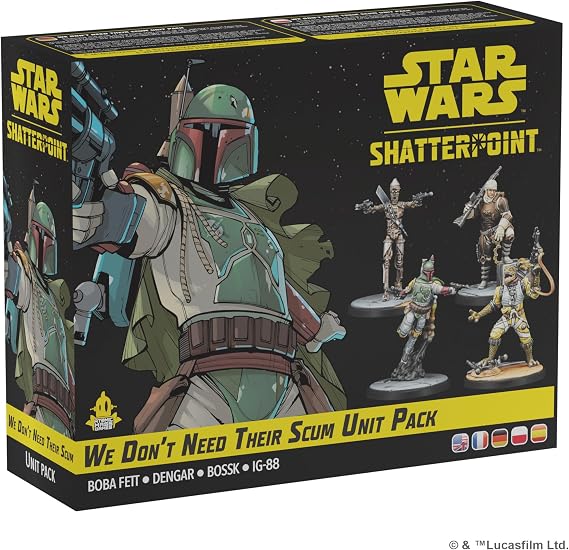 Asmodee Star Wars Shatterpoint We Don't Need Their Scum Squad Pack