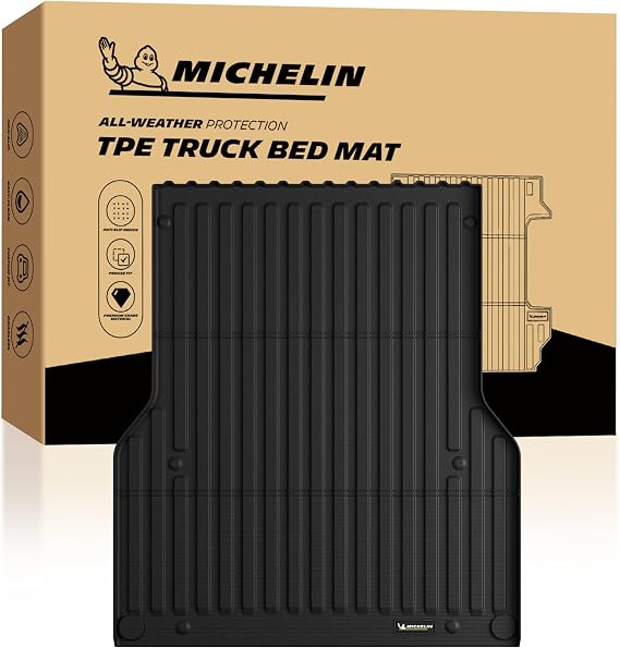 MICHELIN Truck Bed Mat for 2005-2023 Toyota Tacoma 5 FT / 60.5" Short Bed