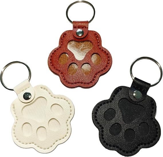 Fight Club memorial keepsake Keychain for pet Hair,Pet Fur Memorial Fur Keepsake holer,Dog cat Keepsake (3color)