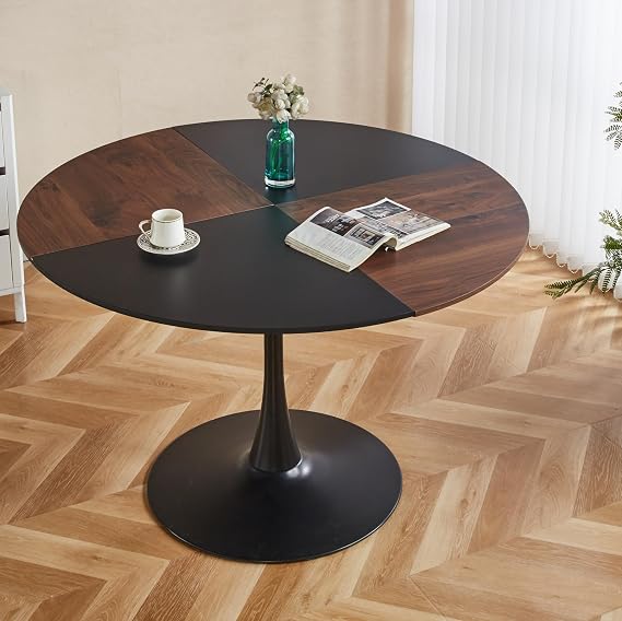47.2INCH Tulip Round Dining Table,Office Table,Coffee Table,120X120X74CM