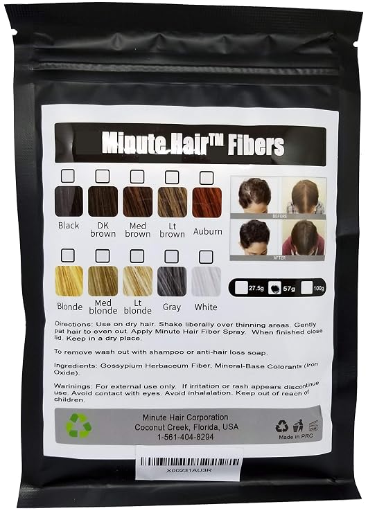 Fibers Refill Bag (Auburn, 57g) - for Thinning Hair