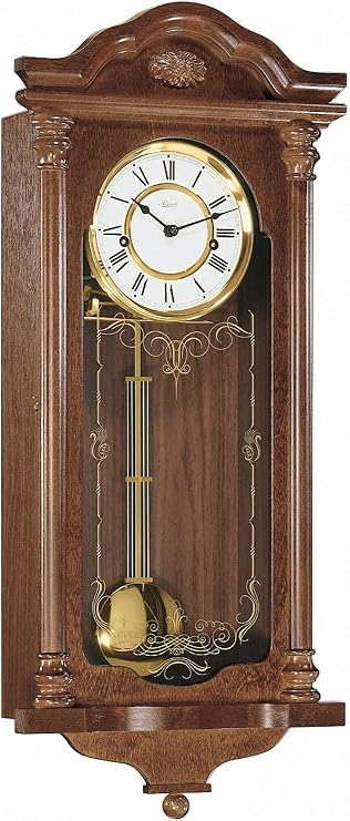 Hermle Mechanical Striking Wall Clock in Walnut 70509-030141