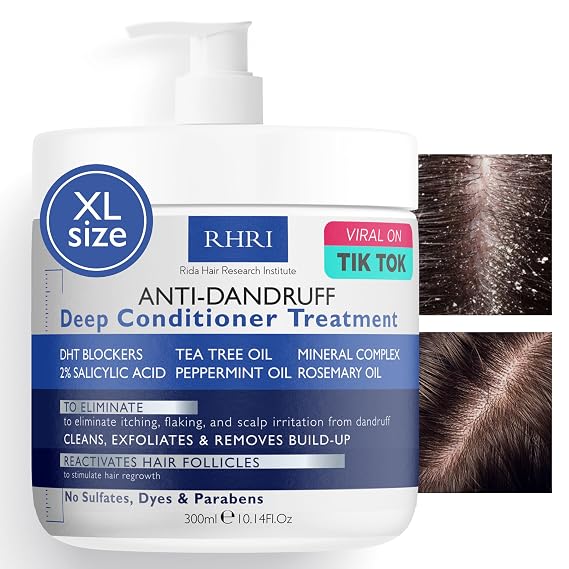 Anti Dandruff Deep Conditioner with Tea Tree Oil for Itchy Scalp & Dandruff