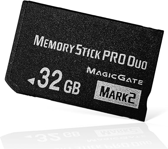 QUMOX 32GB Memory Stick PRO Duo Mark2 – High-Speed Storage Card Compatible with PSP 1000/2000/3000, Digital Cameras, and Camcorders