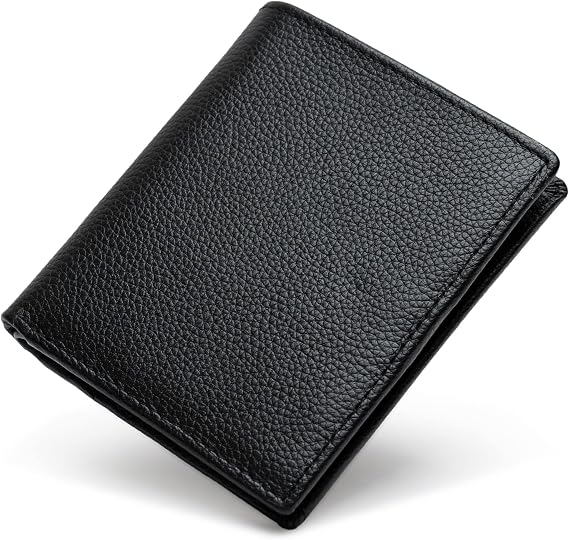 Bveyzi Ultra Slim Small RFID Wallet for Women, Leather Tiny Thin Bifold Pocket Ladies Wallet