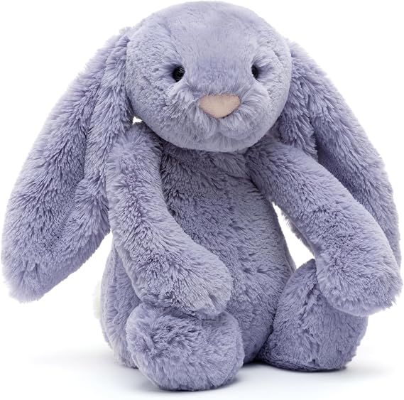 Jellycat Bashful Medium Purple Bunny Plush Toy (Purple)