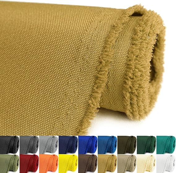 Waterproof Canvas Fabric by The Yard 600D Upholstery 58x108in Tan