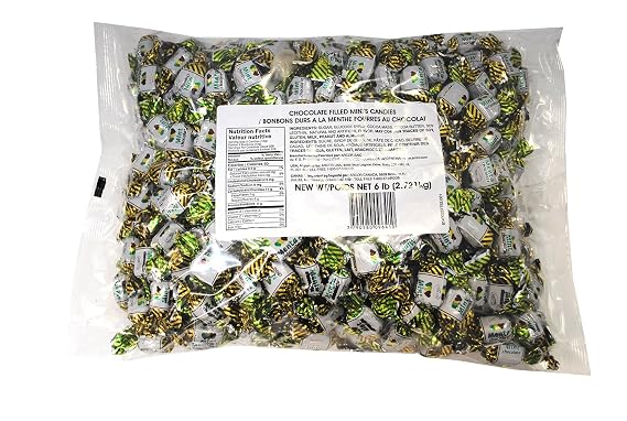 Arcor Chocolate Filled Mints Candies 6 Lb Bag - RoyalCandy