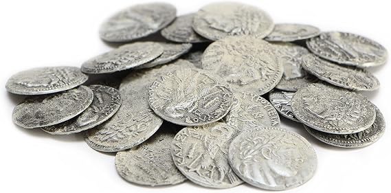 Magnoli Clothiers 30 Pieces of Silver Judas Shekel Coins
