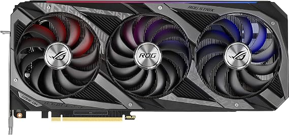 ASUS ROG Strix NVIDIA GeForce RTX 3070 V2 OC Edition Gaming Graphics Card (PCIe 4.0, 8GB GDDR6, LHR, HDMI 2.1, DisplayPort 1.4a, Axial-tech Fan Design, 2.9-Slot, Super Alloy Power II, GPU Tweak II)