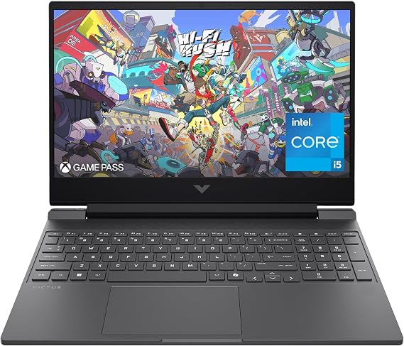 HP Victus 15.6 inch Gaming Laptop, 13th Generation Intel Core i5-13420H, 8 GB RAM, 512 GB SSD, NVIDIA GeForce RTX 2050 GPU (4 GB), Windows 11 Home, Mica Silver, 15-fa2500nr