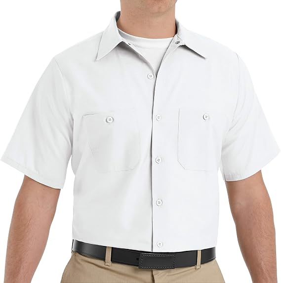Red Kap Men's Performance Tech 2 Piece Lined Collar Shirt
