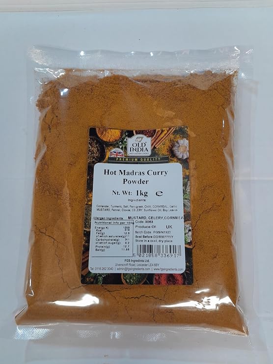 Old India Hot Madras Curry Powder 1 Kg