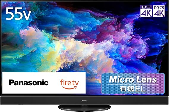 Panasonic 55V Type Organic EL TV 4K TV-55Z95A VIERA with FireTV, Line Array Speaker, Enabled Speaker, Wide Speaker, Micro Lens Organic EL Panel, 2024 Flagship Model