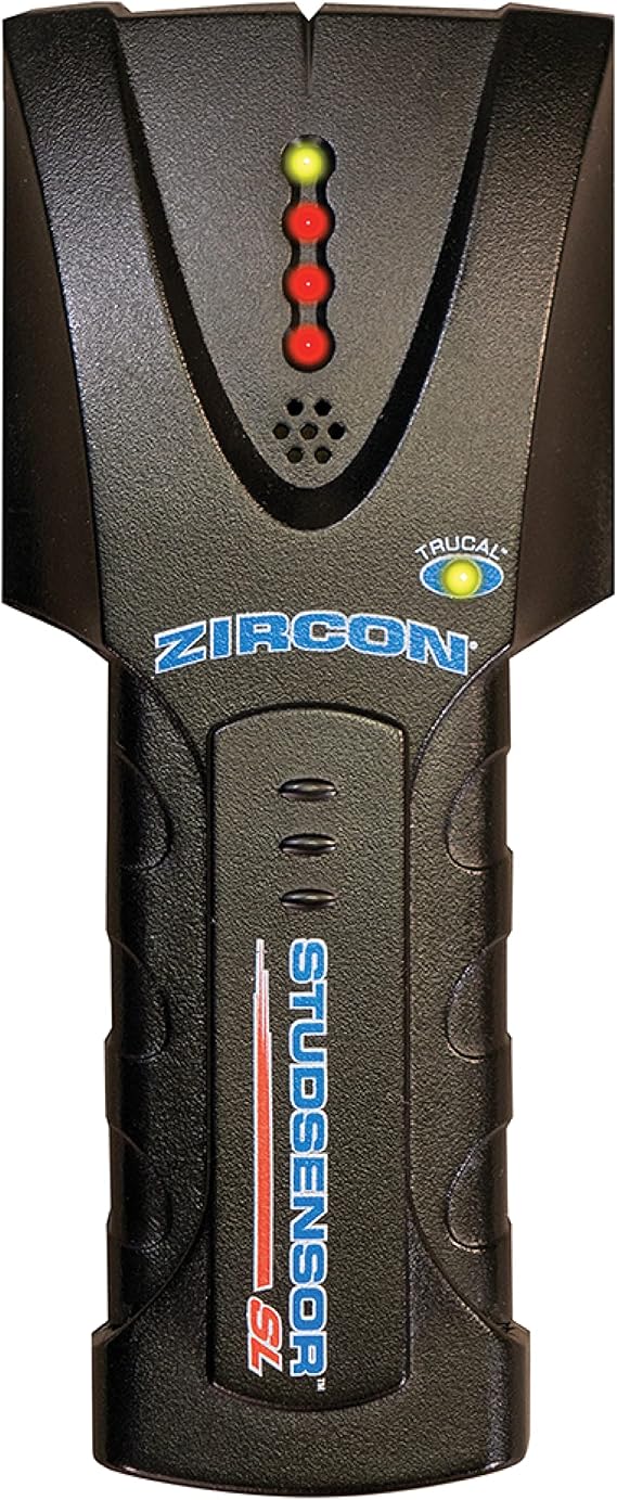 Zircon Stud Sensor SL, Metal And Wood Stud Finder, Edge Finding Wall Scanner, 3/4-Inch Depth With SpotLite Pointing System