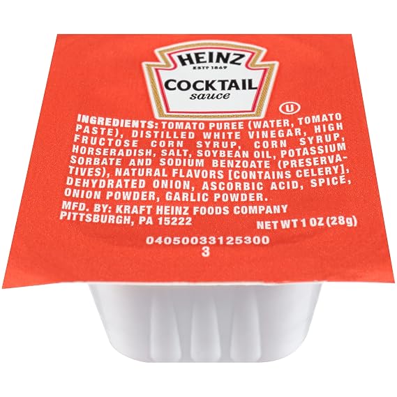 Heinz Single Serve Cocktail Sauce (100 ct Casepack, 1 oz Cups)