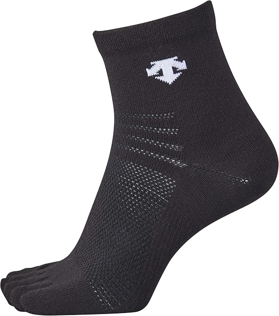 Descente Volleyball Socks, 5 Toes, Yuki Ishikawa, 3D Structure, Arch Support, Breathable, Men's, Women's, Unisex, Practice