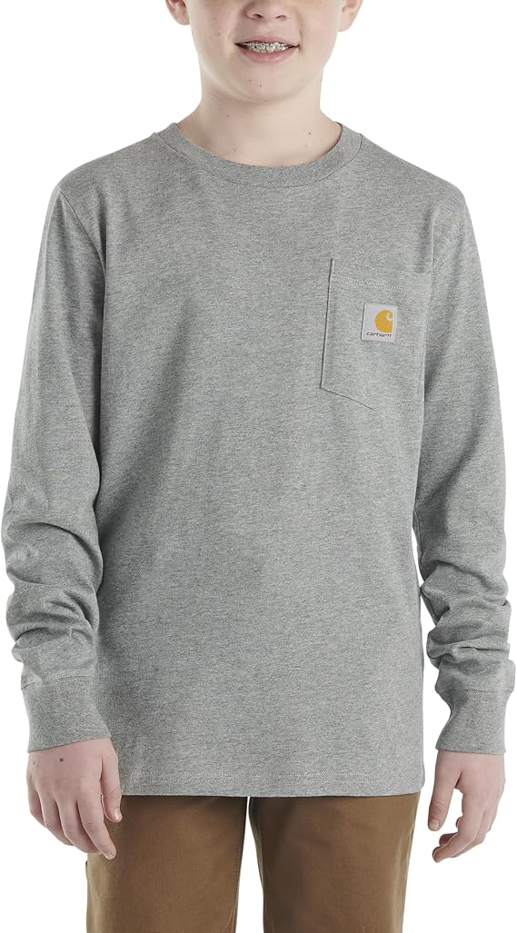Carhartt Boys Long-Sleeve Pocket T-Shirt