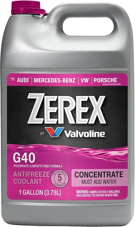Zerex G40 Phosphate and Nitrite Free Concentrate Antifreeze/Coolant 1 GA