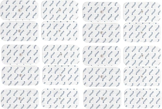 12 Electrode-Pads - Compatible to EMS- & TENS-Devices with 3.5mm Plug Connection