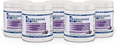 L-ARGININE PRO | 5,500mg L-Arginine Plus L-Citrulline 1,100mg Grape Powder Drink Mix Supplement for Increased Nitric Oxide Production