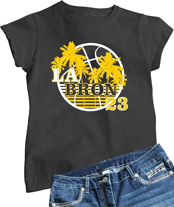 Go All Out Womens LA Bron 23 T-Shirt
