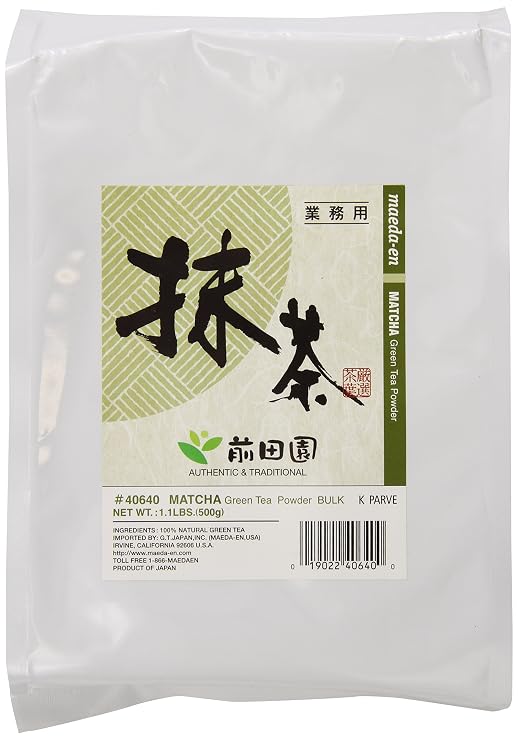 Maeda-En Matcha Powder Bulk, Matcha Green Tea Powder - 1.1 LB Large Bag