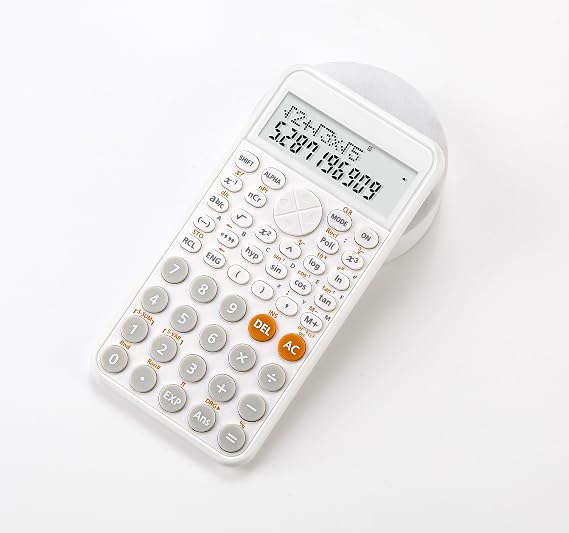 Engineering/Scientific Calculator for Students, Multiple Functions- Perfect for Beginner and Advanced Courses, High School or College (White)