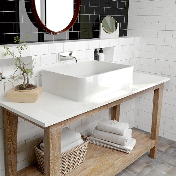 Crown Heights Glossy White Ceramic Wall Tile Sample