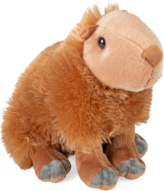 Wild Republic Capybara Plush, Stuffed Animal Toy, Gifts for Kids, Cuddlekins 12 Inches