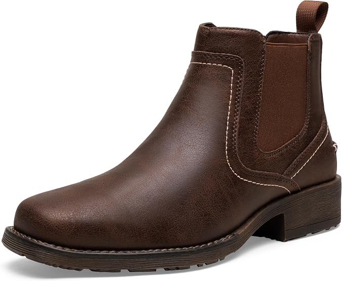Jousen Mens Chelsea Boots Slip On Boot Casual Dress Boots