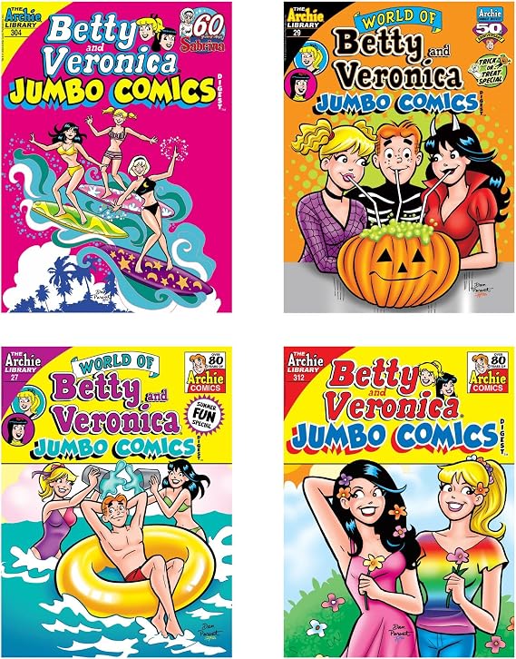 Archie Comics Digest Value Gift Packs (Betty & Veronica 4-Pack)