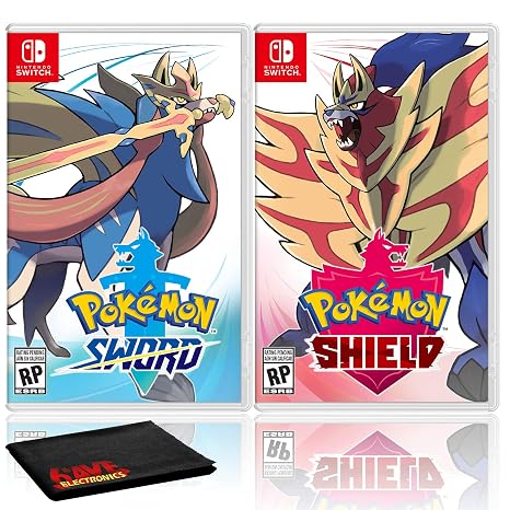 Pokemon Sword + Pokemon Shield - 2 Game Bundle - Nintendo Switch (European Version)