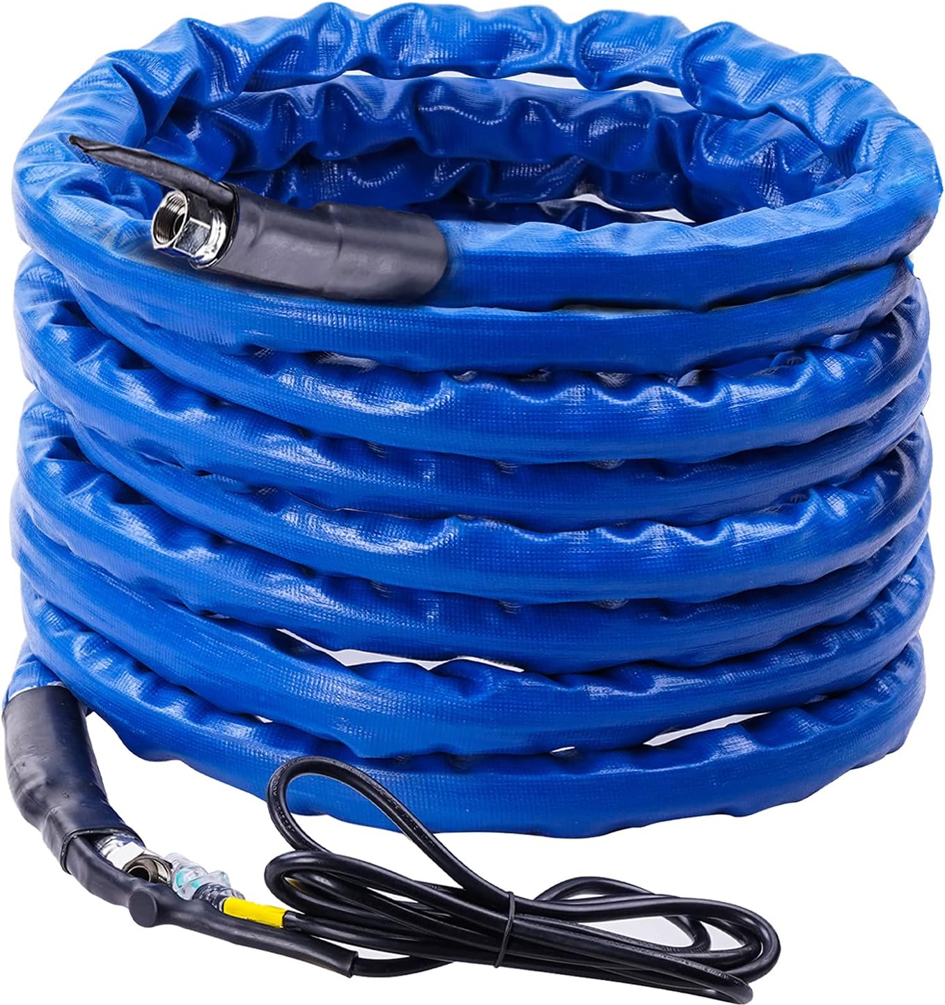 Scilulu 100FT Heated Drinking Water Hose for Rv Garden Home with Energy Saving Thermostat,12" Inner Diameter Withstand Temperatures Down to-45°F-Lead and BPA Free