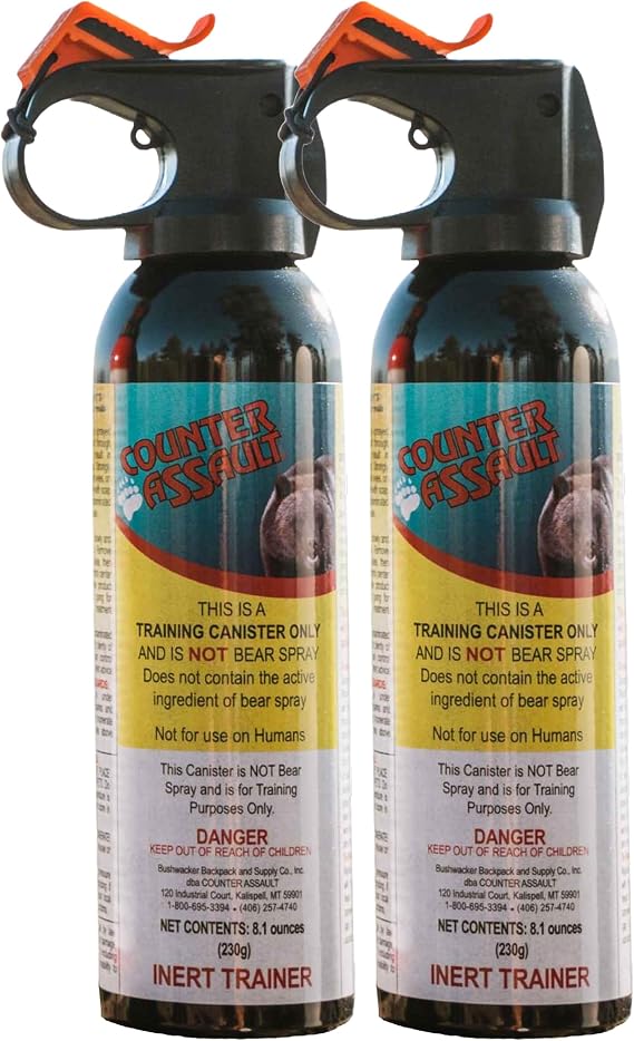 Counter Assault Inert Training Canister, Practice Bear Spray, 8.1oz
