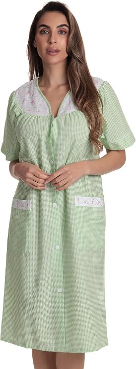 Dreamcrest Short Sleeve Button Front Duster