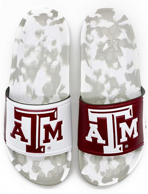 Hype NCAA Team Graphic and Color Unisex Quick Dry Slydr Sandal