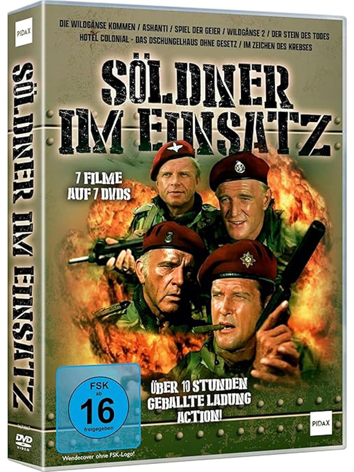 Mercenary film classic box 7 mercenary films with a star cast Experience the concentrated action with the mercenary command in action Pidax Film Edition